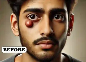 Dr VN Verma Best Homeopathy Doctor In Lucknow - Chalazion Treatment Before