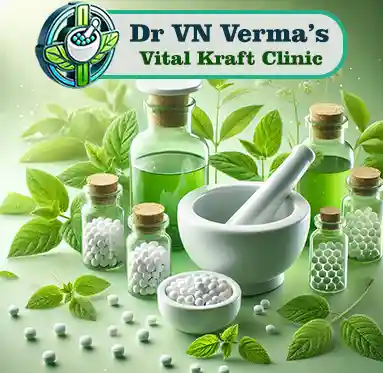 Dr VN Verma Best Homeopathy Doctor In Lucknow - Vital Kraft Clinic Appointment Button