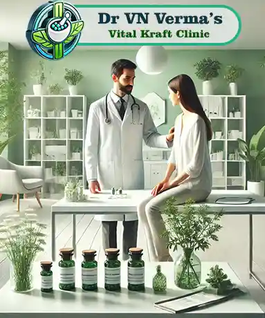 Dr VN Verma Best Homeopathy Doctor In Lucknow - Vital Kraft Clinic Appointment Popup